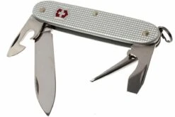 Victorinox Pioneer Alox Silver 0.8201.26 Navaja Suiza -Knives And Tools Comercio 5V0 8201 26 01 victorinox pioneer alox silver 5v0 8201 26 d1