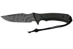 ANV Knives M311 SPELTER DLC Topo Elmax, Black Micarta Handle, Black Kydex Sheath, Cuchillo De Supervivencia