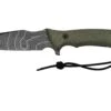 ANV Knives M311 SPELTER DLC Topo Elmax, Olive Micarta Handle, Black Kydex Sheath, Cuchillo De Supervivencia
