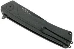 ANV Z100 DLC Sleipner, Black, Linerlock, G10, Z100-021 Navaja -Knives And Tools Comercio ANVZ100 021 04 anv knives