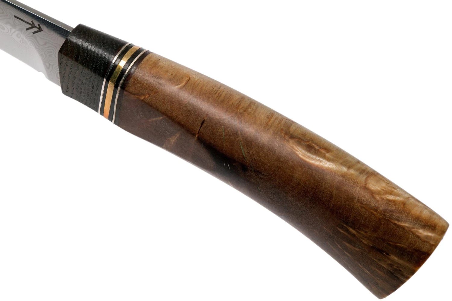 Autine Puukko, Stainless Damascus, Funda RH Marrón 7 Autine Puukko, Stainless Damascus, Funda RH Marrón - Imagen 5