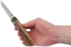 Autine Puukko, Stainless Damascus, Funda RH Marrón 15 Autine Puukko, Stainless Damascus, Funda RH Marrón -Knives And Tools Comercio AT PUUKO DAM 06 autine