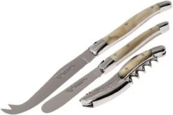 Laguiole En Aubrac Set De Cuchillos Para Vino Y Queso 3-unidades Cuerno, SFV99PCIH 7 Laguiole En Aubrac Set De Cuchillos Para Vino Y Queso 3-unidades Cuerno, SFV99PCIH -Knives And Tools Comercio AUSFV99PCIH 02 laguiole en aubrac ausfv99pcih 02