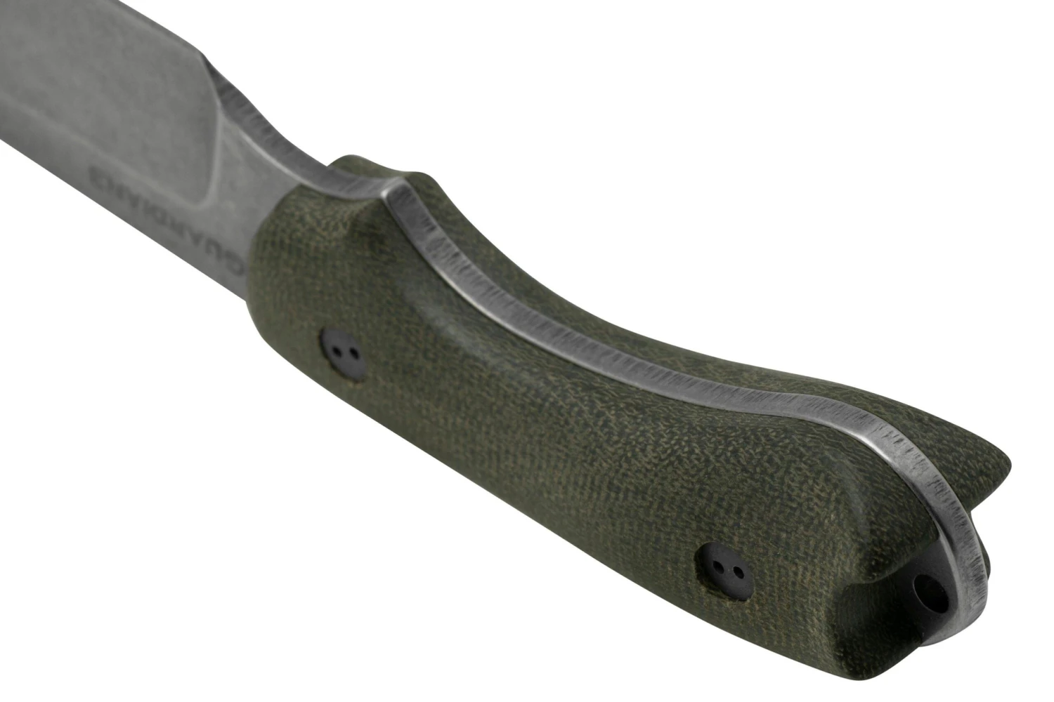 Bradford Knives Guardian 3, 3S-102-MC, 3D OD Green Micarta, CPM-Magnacut, Sabre Grind, Stonewash Finish, Cuchillo Fijo 6 Bradford Knives Guardian 3, 3S-102-MC, 3D OD Green Micarta, CPM-Magnacut, Sabre Grind, Stonewash Finish, Cuchillo Fijo - Imagen 4