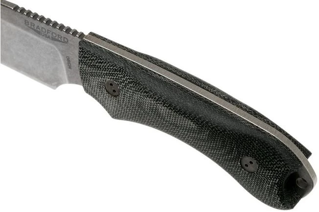 Bradford Guardian 4FE, 3D Black Micarta Guardian 4 M390, Sabre Stonewashed False Edge 4FE-101 7 Bradford Guardian 4FE, 3D Black Micarta Guardian 4 M390, Sabre Stonewashed False Edge 4FE-101 - Imagen 5