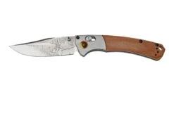 Benchmade Mini Crooked River Whitetail Limited Edition Artist Series 15085-2202, Navaja De Caza, Casey Underwood Diseño