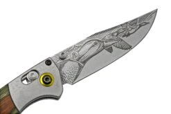 Benchmade Mini Crooked River Mallard Limited Edition Artist Series 15085-2203, Navaja De Caza, Casey Underwood Diseño -Knives And Tools Comercio BE15085 2203 05 benchmade