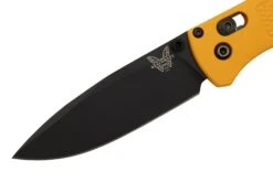 Benchmade Bugout X Work Sharp Exclusive 535WS Amber Yellow, Cerakote CPM 20CV Navaja -Knives And Tools Comercio BE535WS 03 benchmade