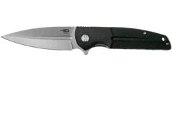 Bestech Fin BG34A-1 Satinado, Negro G10 Navaja