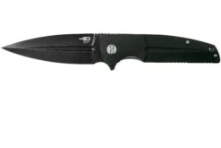Bestech Fin BG34A-3 Black Stonewashed, Negro G10 Navaja