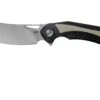 Bestech Kasta BG45B Black Beige G10, Two Tone Satin Navaja, Diseño Kombou