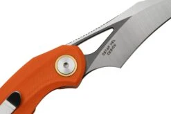 Bestech Bihai Gris DLC Satin Stonewashed, Orange G10 BG53B-2 Navaja, Diseño Ostap Hel -Knives And Tools Comercio BHBG53B 2 05 bestech