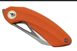 Bestech Bihai Gris DLC Satin Stonewashed, Orange G10 BG53B-2 Navaja, Diseño Ostap Hel -Knives And Tools Comercio BHBG53B 2 06 bestech