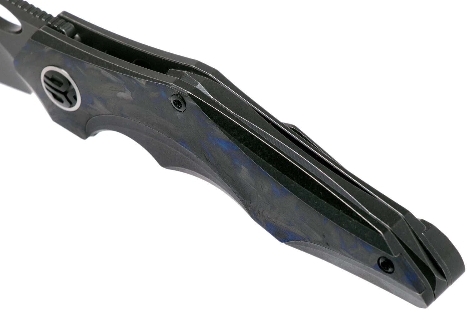 Bestech Nogard BT2105B Black Titanium, Blue Marble Fibra De Carbono Navaja, Kombou Design 9 Bestech Nogard BT2105B Black Titanium, Blue Marble Fibra De Carbono Navaja, Kombou Design - Imagen 7