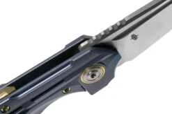 Bestech Vigil BT2201B Blue Blasted Titanium, Satin Navaja, Diseño Kombou -Knives And Tools Comercio BHBT2201B 06 bestech