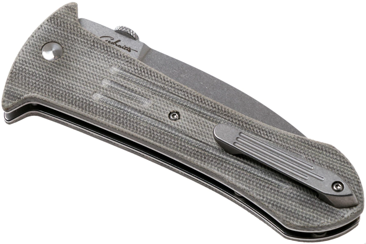 Böker Plus Pocket Smatchet 01BO141 Micarta Navaja, Chuck Gedraitis Design 6 Böker Plus Pocket Smatchet 01BO141 Micarta Navaja, Chuck Gedraitis Design - Imagen 4