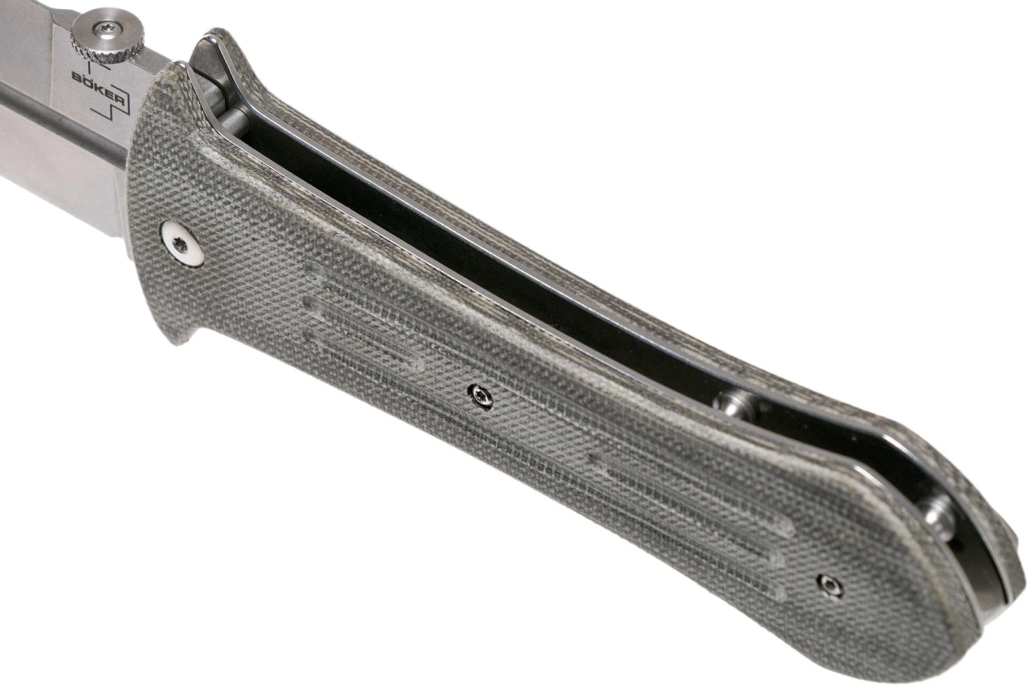 Böker Plus Pocket Smatchet 01BO141 Micarta Navaja, Chuck Gedraitis Design 9 Böker Plus Pocket Smatchet 01BO141 Micarta Navaja, Chuck Gedraitis Design - Imagen 7