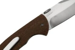 Böker Plus Pocket Bowie 01BO508, D2, Natural Micarta Navaja, Chuck Gedraitis Design 12 Böker Plus Pocket Bowie 01BO508, D2, Natural Micarta Navaja, Chuck Gedraitis Design -Knives And Tools Comercio BO01BO508 05 boker