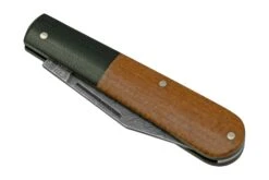 Böker Barlow Integral Brown Burlap Micarta, Damast 110943DAM Navaja -Knives And Tools Comercio BO110943DAM 06 boker