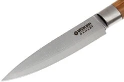 Böker Damast Olive 10 Cm Cuchillo Puntilla, 130430DAM -Knives And Tools Comercio BO130430DAM 02 boker damast olive bo130430dam 02
