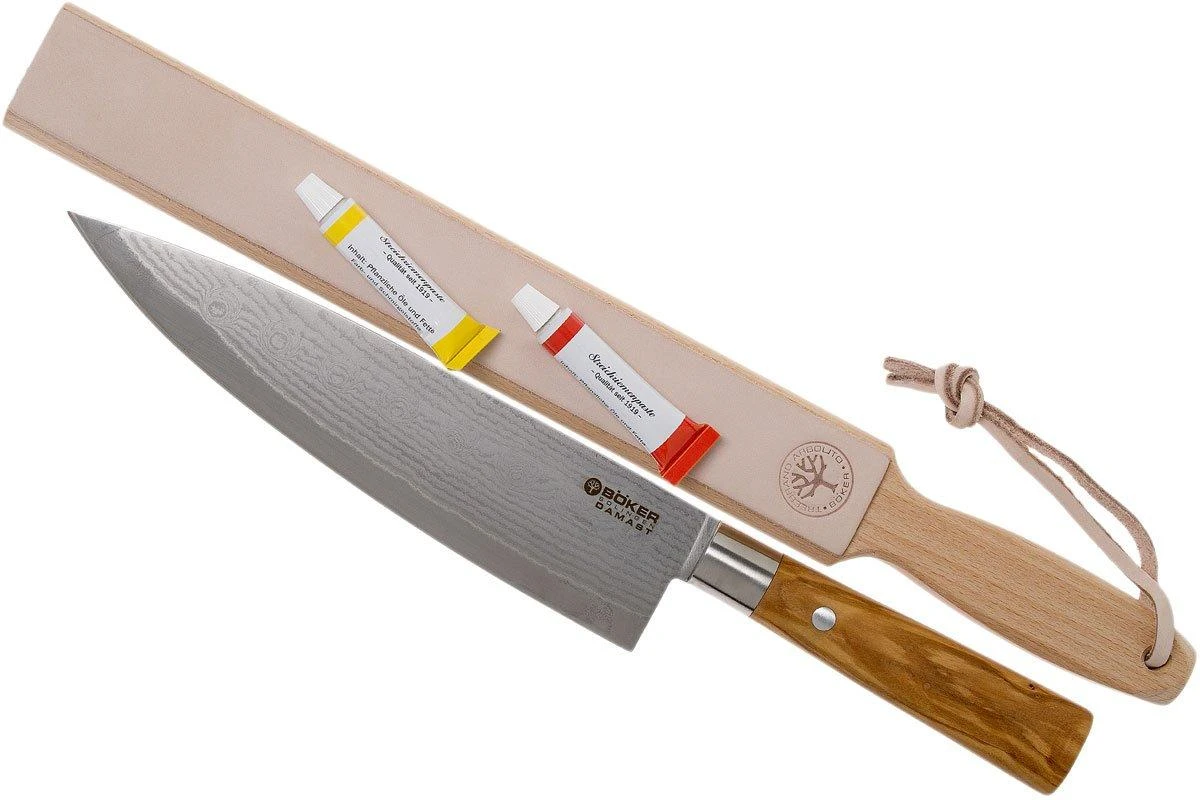 Böker Damast Olive Set De Regalo 2-unidades - 130600SET 3 Böker Damast Olive Set De Regalo 2-unidades - 130600SET