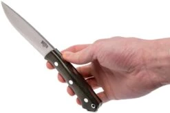 Bark River Fox River A2, Green Canvas Micarta Cuchillo De Caza -Knives And Tools Comercio BRK01 113GNC 06 bark river brk01 113gnc 06