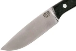 Bark River Fox River CPM 3V, Black Canvas Micarta, No Loop -Knives And Tools Comercio BRK01 123BRKC LR 03 bark river brk01 123brkc lr 03