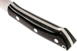 Bark River Fox River CPM 3V, Black Canvas Micarta, No Loop -Knives And Tools Comercio BRK01 123BRKC LR 04 bark river brk01 123brkc lr 04