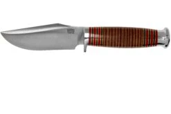 Bark River Trailmate 2 CPM154 Stacked Leather Cuchillo De Caza