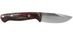 Bark River North Country EDC CPM 154, Red & Black Maple Burl Cuchillo Fijo -Knives And Tools Comercio BRK02 054RBMB 02 bark river knives