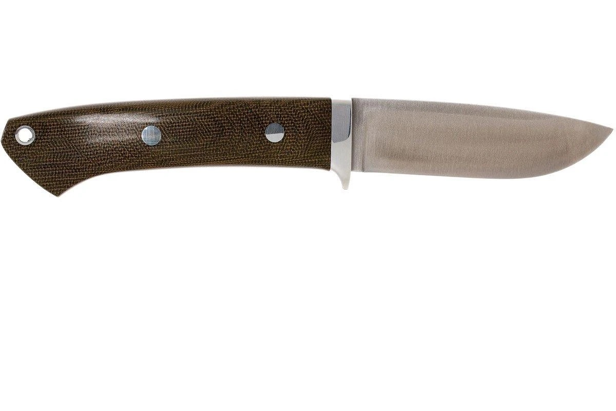 Bark River Classic Drop Point Hunter CPM 3V, Green Canvas Micarta, Red Liners 4 Bark River Classic Drop Point Hunter CPM 3V, Green Canvas Micarta, Red Liners - Imagen 2