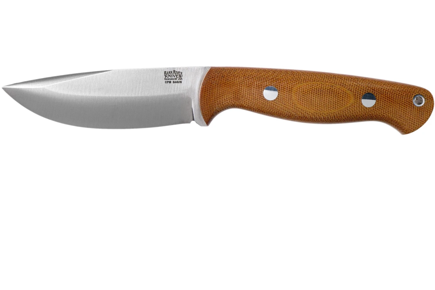 Bark River North Country EDC 2 CPM S45VN Natural Canvas Micarta Cuchillo Fijo 3 Bark River North Country EDC 2 CPM S45VN Natural Canvas Micarta Cuchillo Fijo