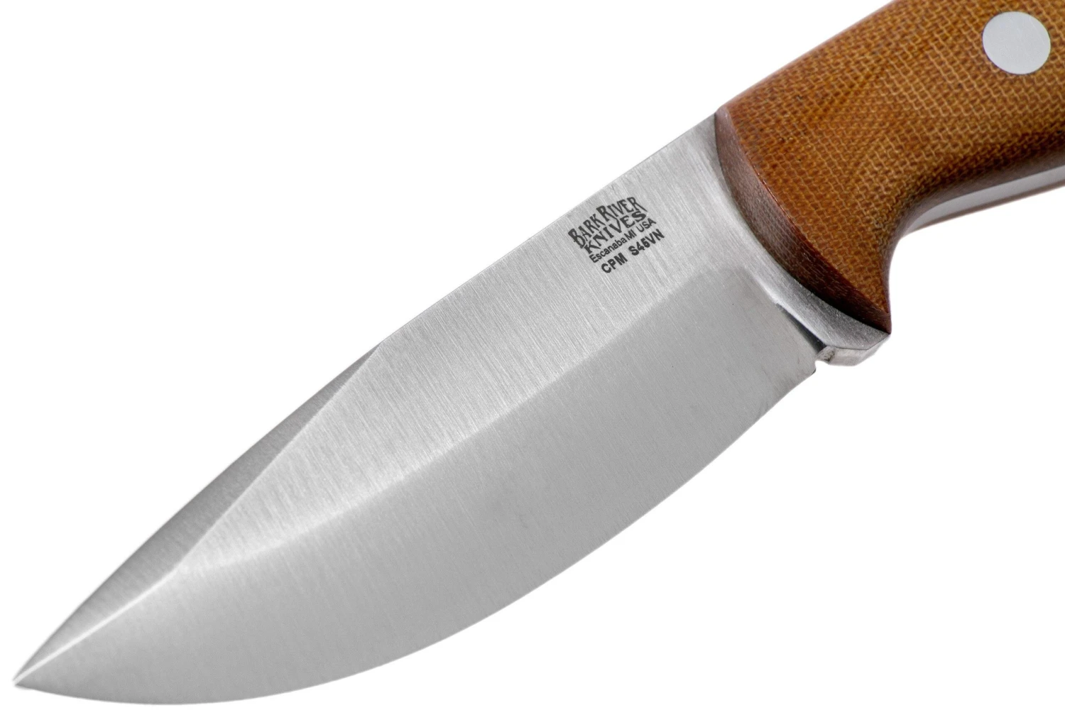 Bark River North Country EDC 2 CPM S45VN Natural Canvas Micarta Cuchillo Fijo 5 Bark River North Country EDC 2 CPM S45VN Natural Canvas Micarta Cuchillo Fijo - Imagen 3