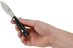 Bark River Mini Canadian CPM 3V Black Canvas Micarta Cuchillo Fijo -Knives And Tools Comercio BRK03 121BKRC 05 bark river knives