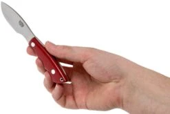 Bark River Mini Canadian CPM 3V Red Linen Micarta Cuchillo Fijo -Knives And Tools Comercio BRK03 121RLM 05 bark river knives