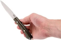Bark River Bird & Trout CPM154, Green Canvas Micarta -Knives And Tools Comercio BRK04 151GNC 06 bark river bird trout brk04 151gnc 06