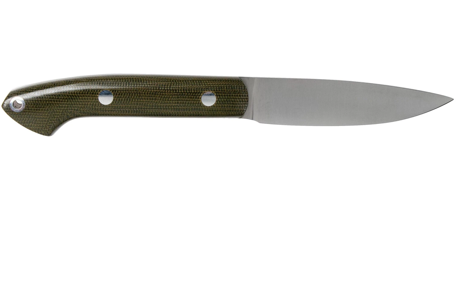 Bark River Bird & Trout CPM S45VN, Green Canvas Micarta 4 Bark River Bird & Trout CPM S45VN, Green Canvas Micarta - Imagen 2