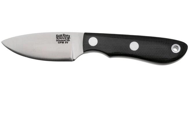 Bark River PSK Satin CPM 3V Black Canvas Micarta, Cuchillo Fijo 3 Bark River PSK Satin CPM 3V Black Canvas Micarta, Cuchillo Fijo