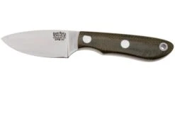 Bark River PSK Satin CPM 3V Green Canvas Micarta, Cuchillo Fijo