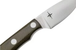 Bark River PSK Satin CPM 3V Green Canvas Micarta, Cuchillo Fijo -Knives And Tools Comercio BRK06 020GCM 05 barkriver