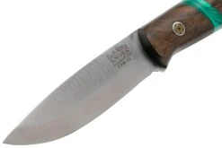 Bark River Ultra-Lite Bushcrafter CPM 3V Zericote, Jade Malachite Spacer, Black Liners, Mosaic Pins -Knives And Tools Comercio BRK06 023ZE JMS BL MP 03 barkriver