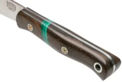 Bark River Ultra-Lite Bushcrafter CPM 3V Zericote, Jade Malachite Spacer, Black Liners, Mosaic Pins -Knives And Tools Comercio BRK06 023ZE JMS BL MP 06 barkriver