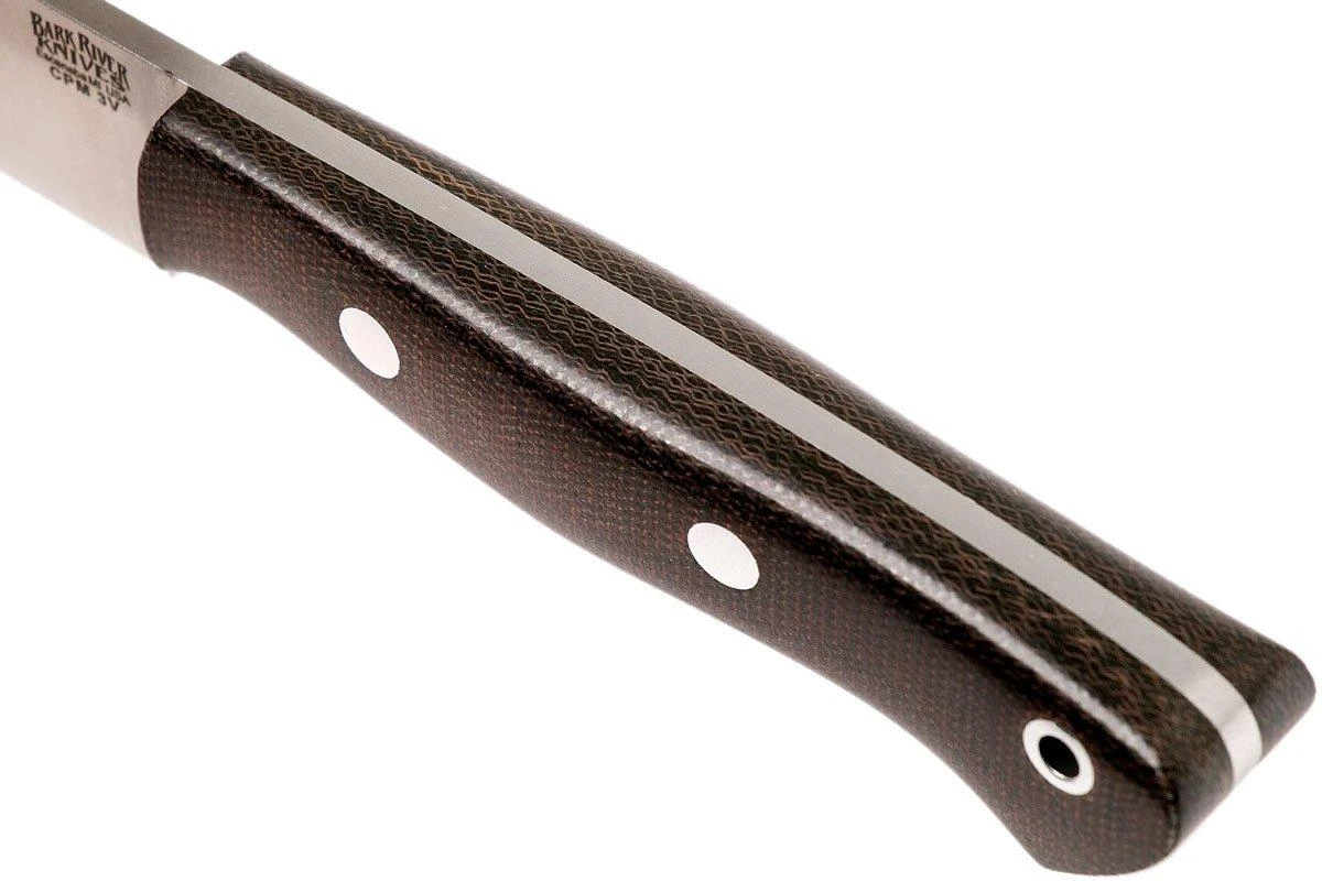 Bark River Mini Aurora CPM 3V, Green Canvas Micarta 7 Bark River Mini Aurora CPM 3V, Green Canvas Micarta - Imagen 5