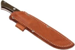 Bark River Aurora LT A2, Green Canvas Micarta, Red Liners -Knives And Tools Comercio BRK06 113GRCRL 07 bark river brk06 113grcrl 07