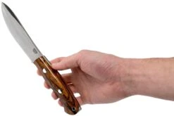 Bark River Aurora Hunter CPM 3V, Desert Ironwood, Funda Marrón -Knives And Tools Comercio BRK06 128DIW 06 bark river knives