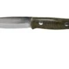 Bark River Bushcrafter I CPM 3V, Green Canvas Micarta, Red Liners -Knives And Tools Comercio BRK06 131GNC RL 01 bark river knives