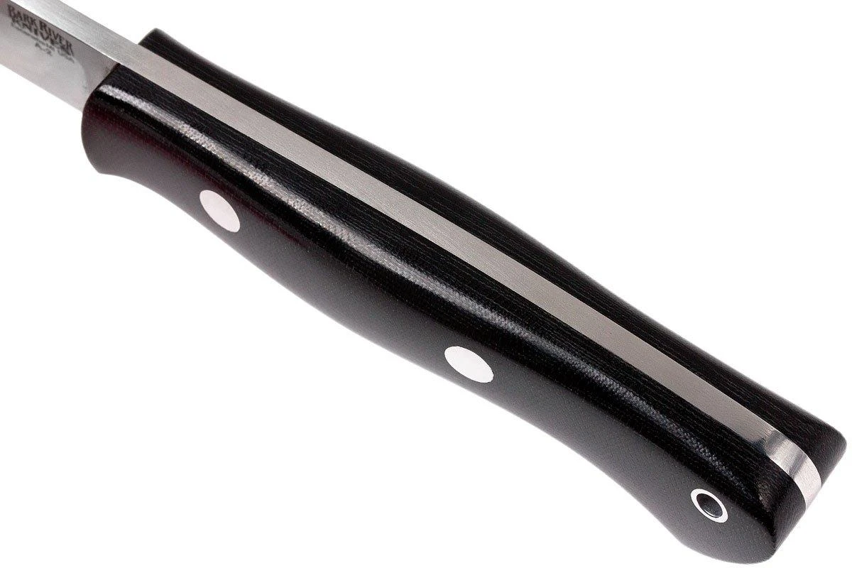 Bark River Aurora A2, Black Canvas Micarta 7 Bark River Aurora A2, Black Canvas Micarta - Imagen 5