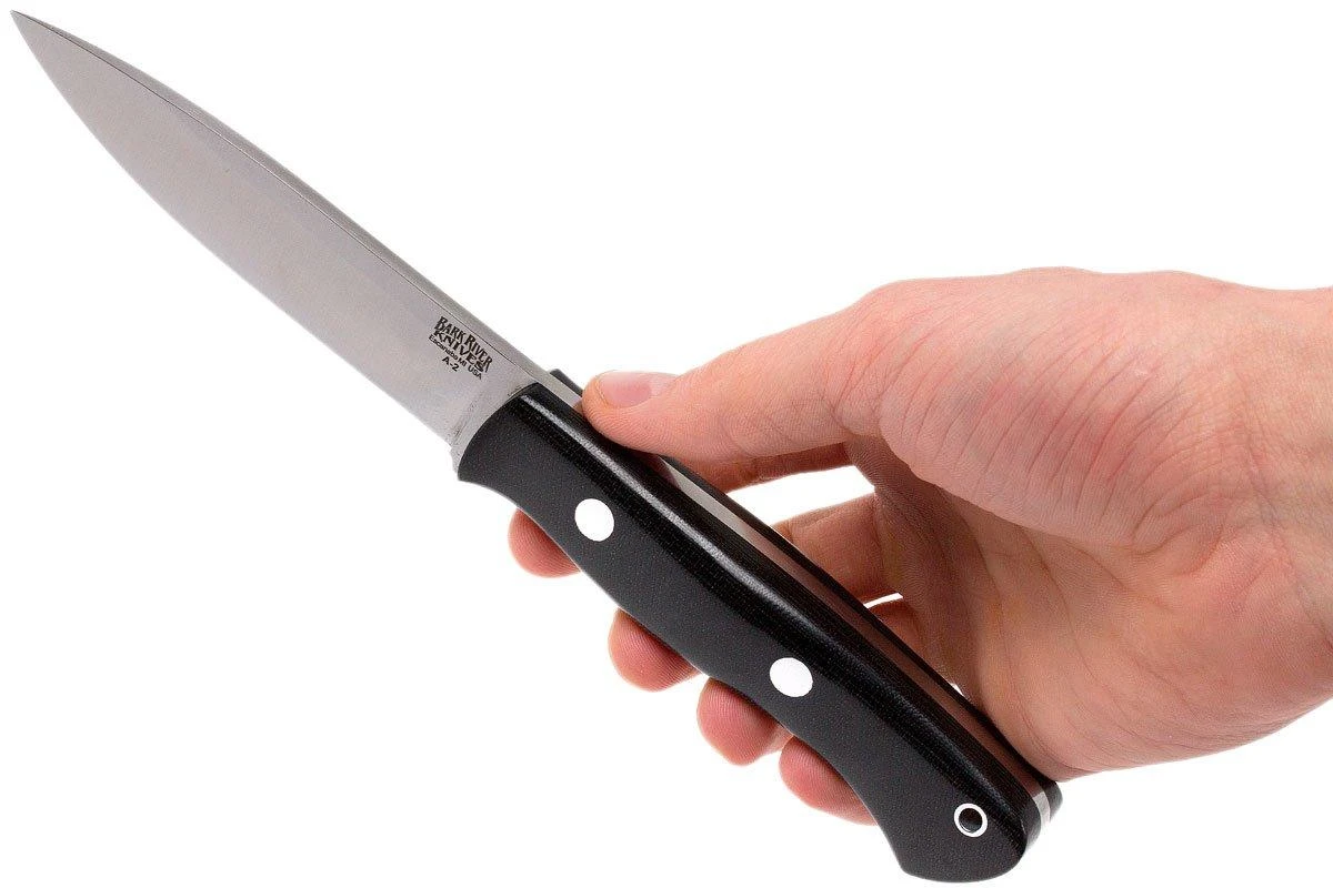 Bark River Aurora A2, Black Canvas Micarta 8 Bark River Aurora A2, Black Canvas Micarta - Imagen 6