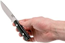 Bark River Bravo Necker II CPM 154CM, Black Canvas Micarta, Funda Marrón 15 Bark River Bravo Necker II CPM 154CM, Black Canvas Micarta, Funda Marrón -Knives And Tools Comercio BRK07 002BRKC 06 bark river brk07 002brkc 06