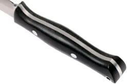 Bark River Gunny Scandi CPM 3V, Black Canvas Micarta, Funda Marrón -Knives And Tools Comercio BRK07 024BRKC 04 bark river brk07 024brkc 04